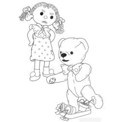 Dibujo para colorear: Andy Pandy (Dibujos Animados y Series Animadas) #26722 - Dibujos para Colorear e Imprimir Gratis