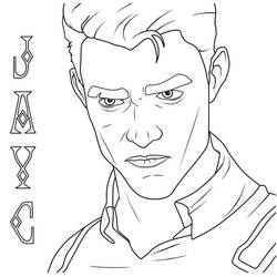 Dibujo para colorear: Arcane (Dibujos Animados y Series Animadas) #206985 - Dibujos para Colorear e Imprimir Gratis