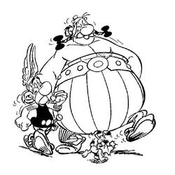 Dibujo para colorear: Asterix y Obelix (Dibujos Animados y Series Animadas) #24373 - Dibujos para Colorear e Imprimir Gratis