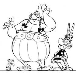 Dibujo para colorear: Asterix y Obelix (Dibujos Animados y Series Animadas) #24374 - Dibujos para Colorear e Imprimir Gratis