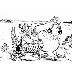 Dibujo para colorear: Asterix y Obelix (Dibujos Animados y Series Animadas) #24378 - Dibujos para Colorear e Imprimir Gratis