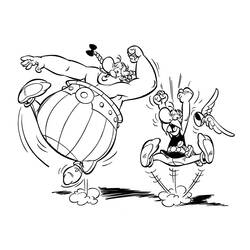 Dibujo para colorear: Asterix y Obelix (Dibujos Animados y Series Animadas) #24382 - Dibujos para Colorear e Imprimir Gratis
