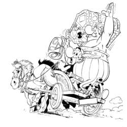 Dibujo para colorear: Asterix y Obelix (Dibujos Animados y Series Animadas) #24389 - Dibujos para Colorear e Imprimir Gratis