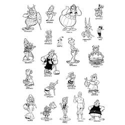 Dibujo para colorear: Asterix y Obelix (Dibujos Animados y Series Animadas) #24396 - Dibujos para Colorear e Imprimir Gratis