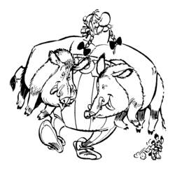Dibujo para colorear: Asterix y Obelix (Dibujos Animados y Series Animadas) #24432 - Dibujos para Colorear e Imprimir Gratis