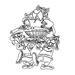Dibujo para colorear: Asterix y Obelix (Dibujos Animados y Series Animadas) #24515 - Dibujos para Colorear e Imprimir Gratis