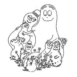 Dibujo para colorear: Barbapapa (Dibujos Animados y Series Animadas) #36427 - Dibujos para Colorear e Imprimir Gratis