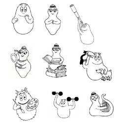 Dibujo para colorear: Barbapapa (Dibujos Animados y Series Animadas) #36428 - Dibujos para Colorear e Imprimir Gratis