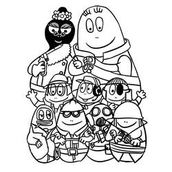 Dibujo para colorear: Barbapapa (Dibujos Animados y Series Animadas) #36452 - Dibujos para Colorear e Imprimir Gratis