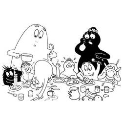 Dibujo para colorear: Barbapapa (Dibujos Animados y Series Animadas) #36455 - Dibujos para Colorear e Imprimir Gratis