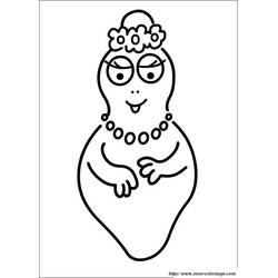 Dibujo para colorear: Barbapapa (Dibujos Animados y Series Animadas) #36504 - Dibujos para Colorear e Imprimir Gratis