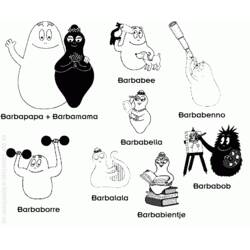 Dibujo para colorear: Barbapapa (Dibujos Animados y Series Animadas) #36525 - Dibujos para Colorear e Imprimir Gratis