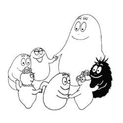 Dibujo para colorear: Barbapapa (Dibujos Animados y Series Animadas) #36532 - Dibujos para Colorear e Imprimir Gratis