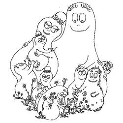 Dibujo para colorear: Barbapapa (Dibujos Animados y Series Animadas) #36557 - Dibujos para Colorear e Imprimir Gratis