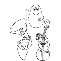 Dibujo para colorear: Barbapapa (Dibujos Animados y Series Animadas) #36561 - Dibujos para Colorear e Imprimir Gratis