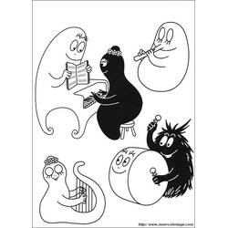 Dibujo para colorear: Barbapapa (Dibujos Animados y Series Animadas) #36644 - Dibujos para Colorear e Imprimir Gratis