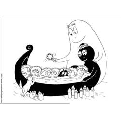 Dibujo para colorear: Barbapapa (Dibujos Animados y Series Animadas) #36667 - Dibujos para Colorear e Imprimir Gratis