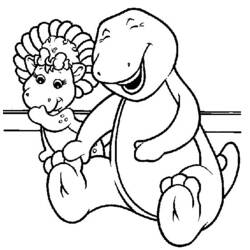 Dibujo para colorear: Barney y friends (Dibujos Animados y Series Animadas) #40923 - Dibujos para Colorear e Imprimir Gratis