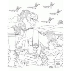 Dibujo para colorear: Bella Sara (Dibujos Animados y Series Animadas) #209676 - Dibujos para Colorear e Imprimir Gratis