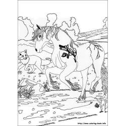 Dibujo para colorear: Bella Sara (Dibujos Animados y Series Animadas) #41306 - Dibujos para Colorear e Imprimir Gratis