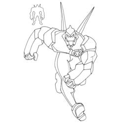 Dibujo para colorear: Ben 10 (Dibujos Animados y Series Animadas) #40404 - Dibujos para Colorear e Imprimir Gratis