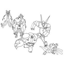 Dibujo para colorear: Ben 10 (Dibujos Animados y Series Animadas) #40420 - Dibujos para Colorear e Imprimir Gratis
