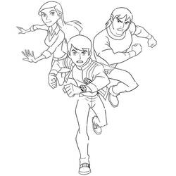 Dibujo para colorear: Ben 10 (Dibujos Animados y Series Animadas) #40421 - Dibujos para Colorear e Imprimir Gratis