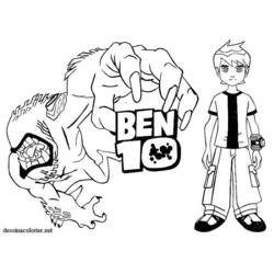 Dibujos para colorear: Ben 10 - Dibujos para Colorear e Imprimir Gratis