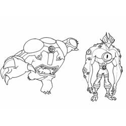 Dibujo para colorear: Ben 10 (Dibujos Animados y Series Animadas) #40547 - Dibujos para Colorear e Imprimir Gratis