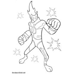 Dibujo para colorear: Ben 10 (Dibujos Animados y Series Animadas) #40559 - Dibujos para Colorear e Imprimir Gratis