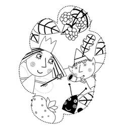 Dibujo para colorear: Ben y Holly's Little Kingdom (Dibujos Animados y Series Animadas) #199086 - Dibujos para Colorear e Imprimir Gratis