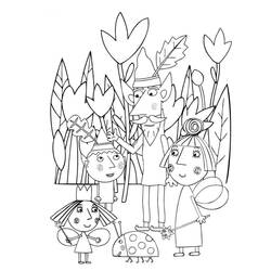 Dibujos para colorear: Ben y Holly's Little Kingdom - Dibujos para Colorear e Imprimir Gratis