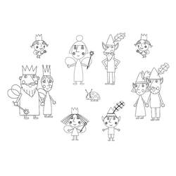 Dibujo para colorear: Ben y Holly's Little Kingdom (Dibujos Animados y Series Animadas) #199089 - Dibujos para Colorear e Imprimir Gratis