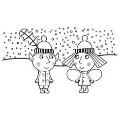 Dibujo para colorear: Ben y Holly's Little Kingdom (Dibujos Animados y Series Animadas) #199093 - Dibujos para Colorear e Imprimir Gratis