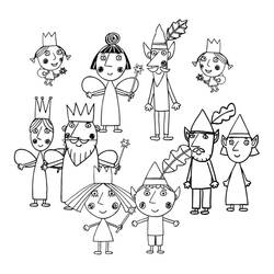 Dibujo para colorear: Ben y Holly's Little Kingdom (Dibujos Animados y Series Animadas) #199094 - Dibujos para Colorear e Imprimir Gratis