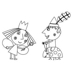 Dibujo para colorear: Ben y Holly's Little Kingdom (Dibujos Animados y Series Animadas) #199096 - Dibujos para Colorear e Imprimir Gratis