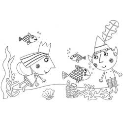 Dibujo para colorear: Ben y Holly's Little Kingdom (Dibujos Animados y Series Animadas) #199097 - Dibujos para Colorear e Imprimir Gratis