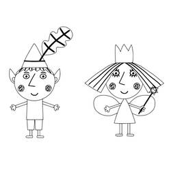 Dibujo para colorear: Ben y Holly's Little Kingdom (Dibujos Animados y Series Animadas) #199098 - Dibujos para Colorear e Imprimir Gratis