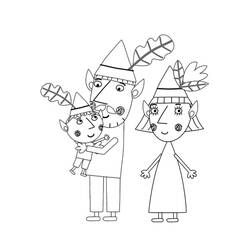 Dibujo para colorear: Ben y Holly's Little Kingdom (Dibujos Animados y Series Animadas) #199103 - Dibujos para Colorear e Imprimir Gratis
