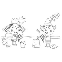 Dibujo para colorear: Ben y Holly's Little Kingdom (Dibujos Animados y Series Animadas) #199111 - Dibujos para Colorear e Imprimir Gratis