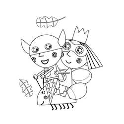 Dibujo para colorear: Ben y Holly's Little Kingdom (Dibujos Animados y Series Animadas) #199113 - Dibujos para Colorear e Imprimir Gratis