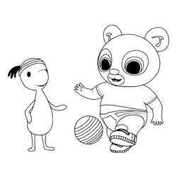 Dibujo para colorear: Bing y Flop (Dibujos Animados y Series Animadas) #185024 - Dibujos para Colorear e Imprimir Gratis