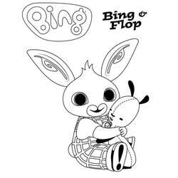 Dibujo para colorear: Bing y Flop (Dibujos Animados y Series Animadas) #185029 - Dibujos para Colorear e Imprimir Gratis