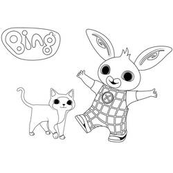 Dibujo para colorear: Bing y Flop (Dibujos Animados y Series Animadas) #185032 - Dibujos para Colorear e Imprimir Gratis