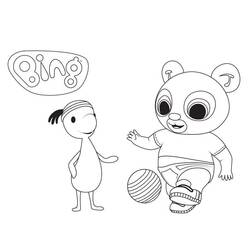 Dibujo para colorear: Bing y Flop (Dibujos Animados y Series Animadas) #185033 - Dibujos para Colorear e Imprimir Gratis