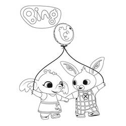 Dibujo para colorear: Bing y Flop (Dibujos Animados y Series Animadas) #185034 - Dibujos para Colorear e Imprimir Gratis