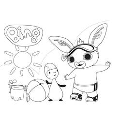 Dibujo para colorear: Bing y Flop (Dibujos Animados y Series Animadas) #185036 - Dibujos para Colorear e Imprimir Gratis