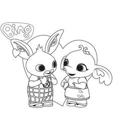 Dibujo para colorear: Bing y Flop (Dibujos Animados y Series Animadas) #185038 - Dibujos para Colorear e Imprimir Gratis