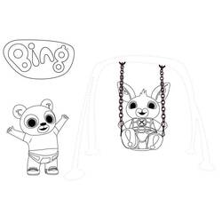 Dibujo para colorear: Bing y Flop (Dibujos Animados y Series Animadas) #185040 - Dibujos para Colorear e Imprimir Gratis