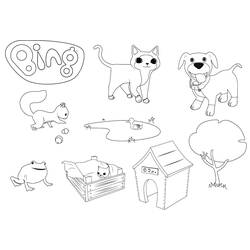 Dibujo para colorear: Bing y Flop (Dibujos Animados y Series Animadas) #185044 - Dibujos para Colorear e Imprimir Gratis